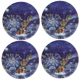 Hermia Salvamanteles Individuales Multicolor de 37 cm (4 piezas)